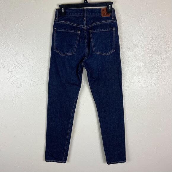 Jean Atelier Dark Wash High Rise Skinny Jeans Size 26 Button Fly - Picture 8 of 11